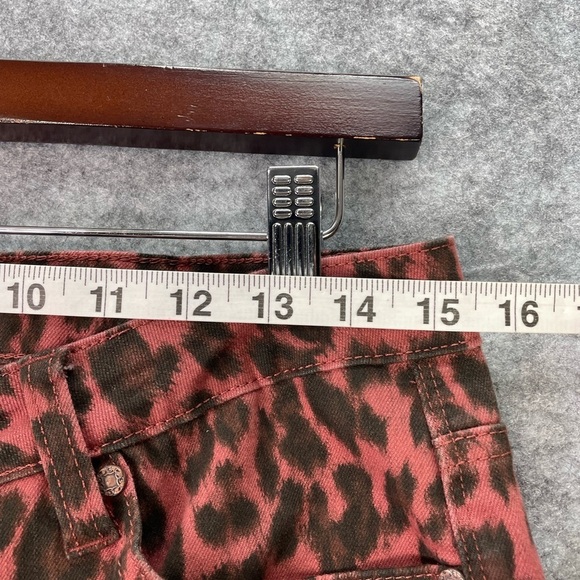 Soft Surroundings Women’s Pants 12 The Ultimate High Rise Leopard Skinny Jeans - Picture 5 of 10